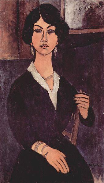 Amedeo Modigliani Portrat der Paulette Jourdain Germany oil painting art